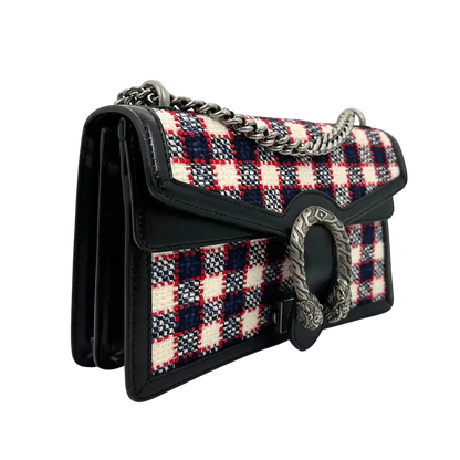 Gucci Dionysus GG Schultertasche klein Multicolor Tweed / neuwertig Gucci