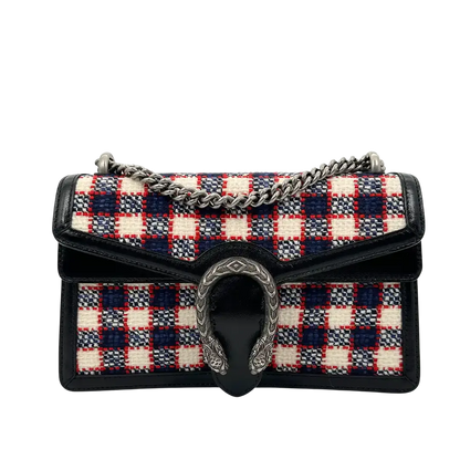 Gucci Dionysus GG Schultertasche klein Multicolor Tweed / neuwertig Gucci