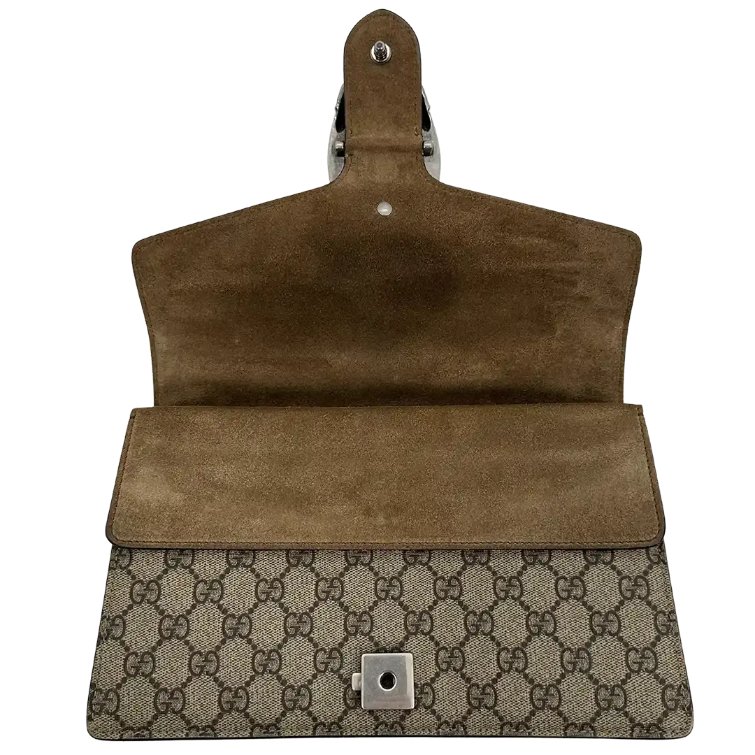 Gucci Dionysus GG Supreme Schultertasche small / sehr gut Gucci