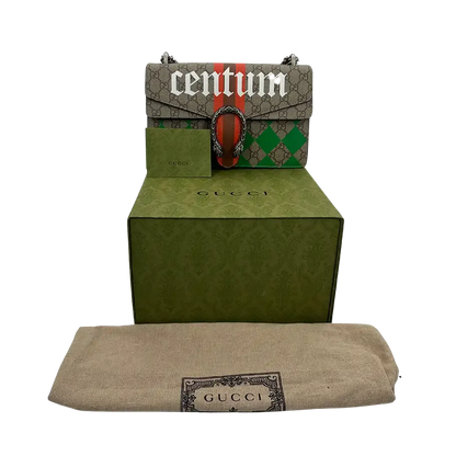 Gucci Dionysus Schultertasche Medium GG Supreme Centum Fullset / neuwertig Gucci