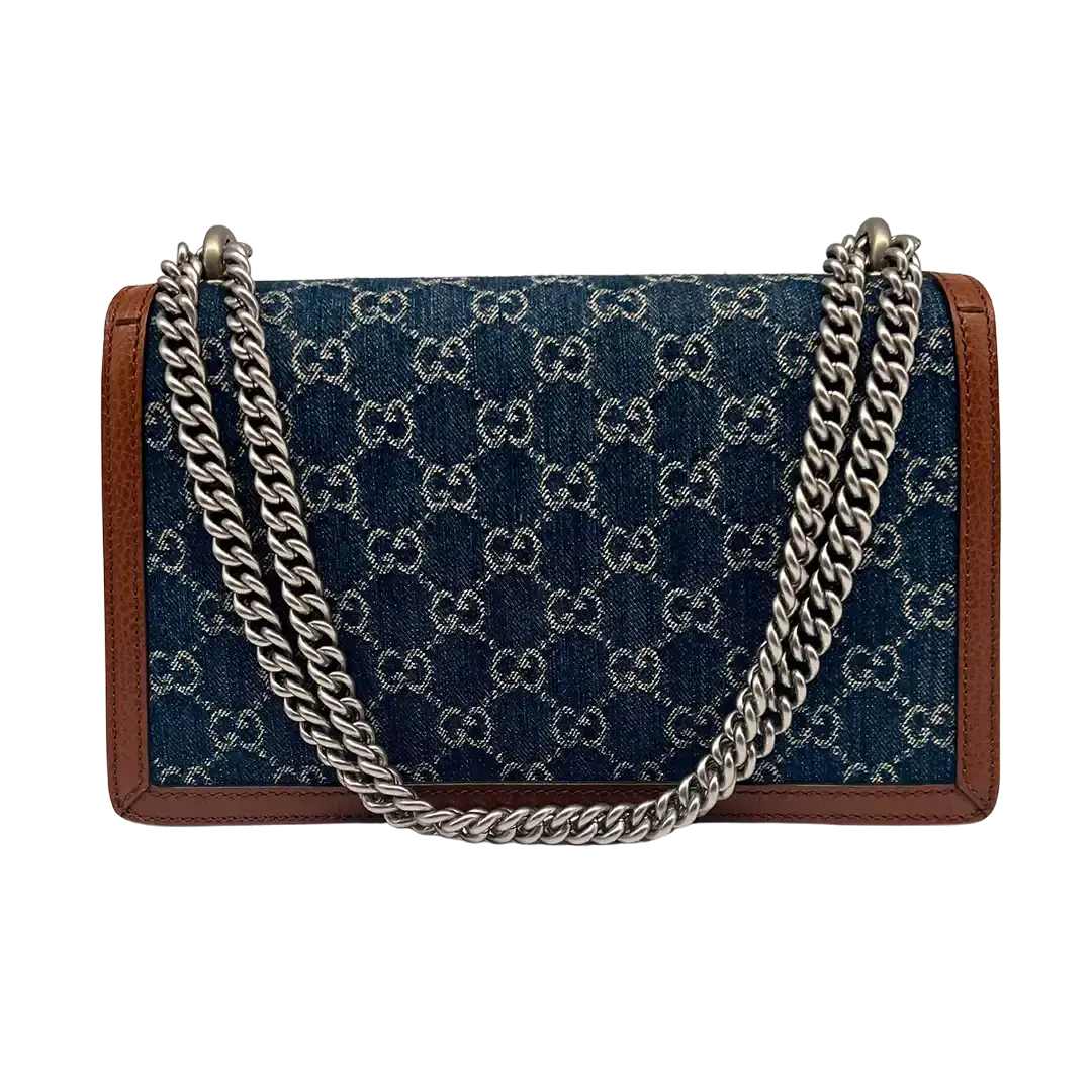 Gucci Dionysus Small Umhängetasche Blau/ Elfenbein/braun / ungetragen Gucci
