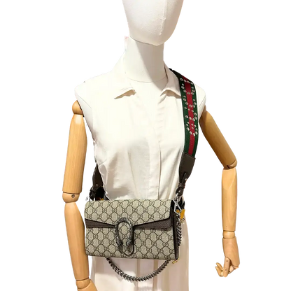 Gucci Dionysus kleine Schultertasche breiter Schulterriemen / neuwertig Gucci