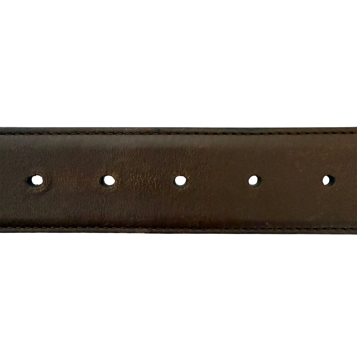 Gucci GG Buckle Ledergürtel Braun 75cm / akzeptabel Gucci