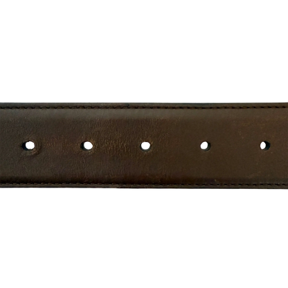 Gucci GG Buckle Ledergürtel Braun 75cm / akzeptabel Gucci