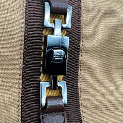 Gucci Jackie Vintage Schultertasche braun beige / gut Gucci