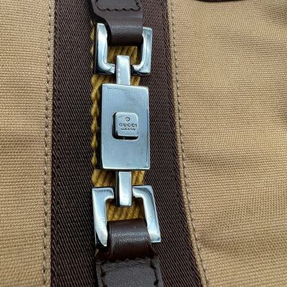 Gucci Jackie Vintage Schultertasche braun beige / gut Gucci
