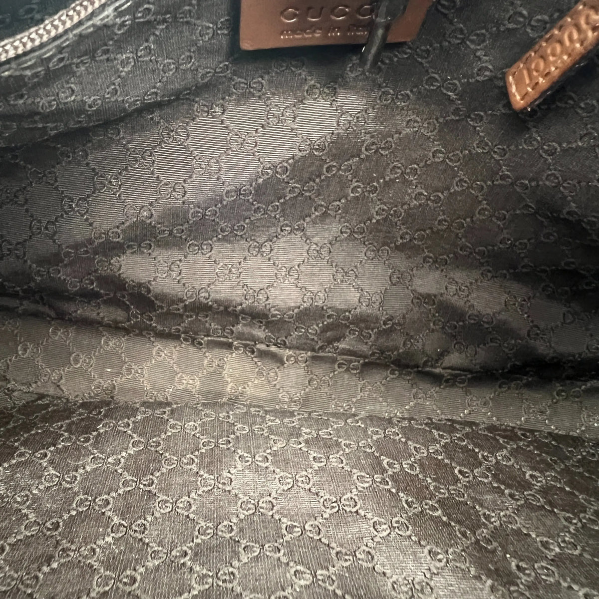 Gucci Jackie Vintage Schultertasche braun beige / gut Gucci