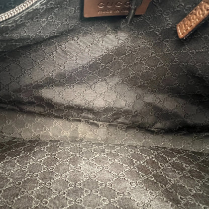 Gucci Jackie Vintage Schultertasche braun beige / gut Gucci
