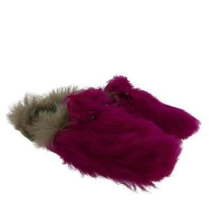Gucci mocassins van schapenvacht roze bruin maat 36 1/2