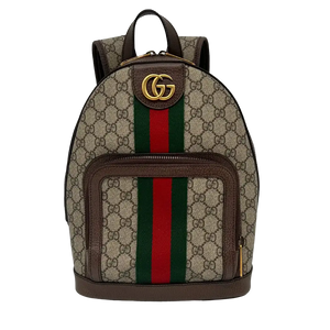 Gucci Ophidia Rugzak GG Supreme Klein Beige/Ebony