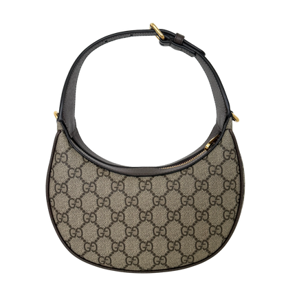 Gucci Schultertasche Ophidia GG Mini aus Canvas Braun / neuwertigt Gucci