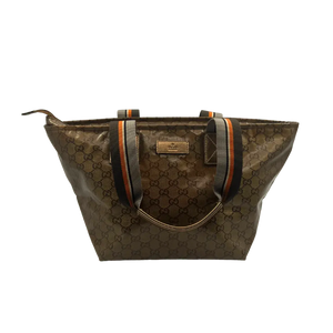 Gucci Shopper van canvas Goud Zeer goed