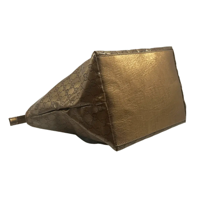 Gucci Shopper aus Canvas Gold Gucci