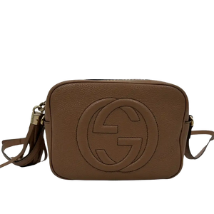 Gucci Soho Disco tas bruin