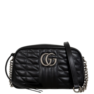 Gucci GG Marmont Kleine Cameratas Zwart