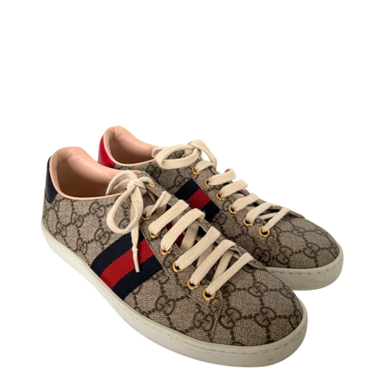 Gucci Ace Damensneaker Größe 36 1/2 Braun / sehr gut Gucci