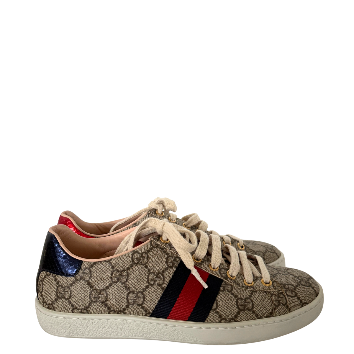 Gucci Ace Damensneaker Größe 36 1/2 Braun / sehr gut Gucci