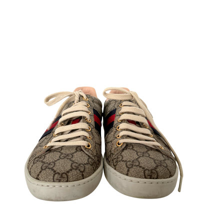 Gucci Ace Damensneaker Größe 36 1/2 Braun / sehr gut Gucci