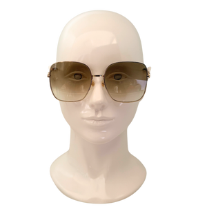 Gucci GG0879 zonnebril Goud