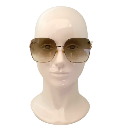 Gucci GG0879 Sonnbrille Gold / neuwertig Gucci