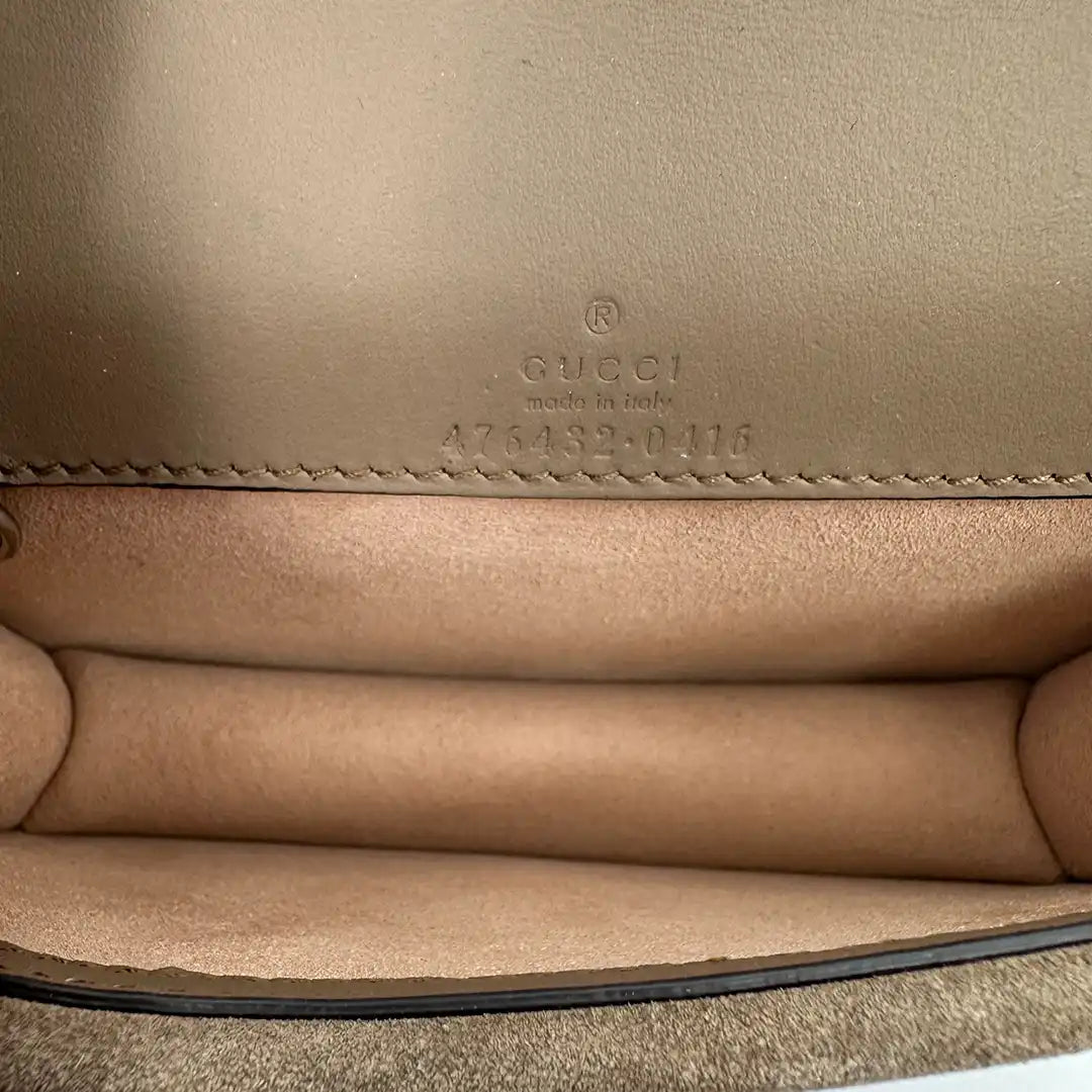 Gucci Dionysus GG Supreme Super Mini Beige Tasche / neuwertig Gucci