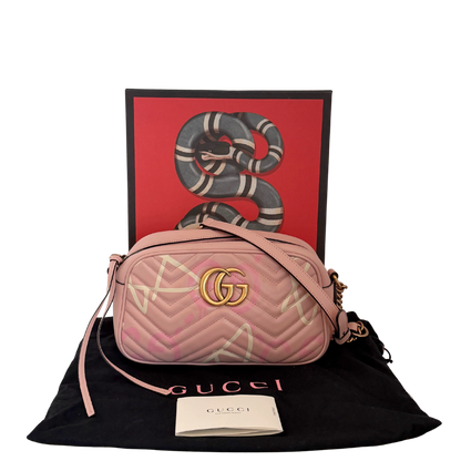 Gucci GG Marmont Ghost Small Rosa / gut Gucci