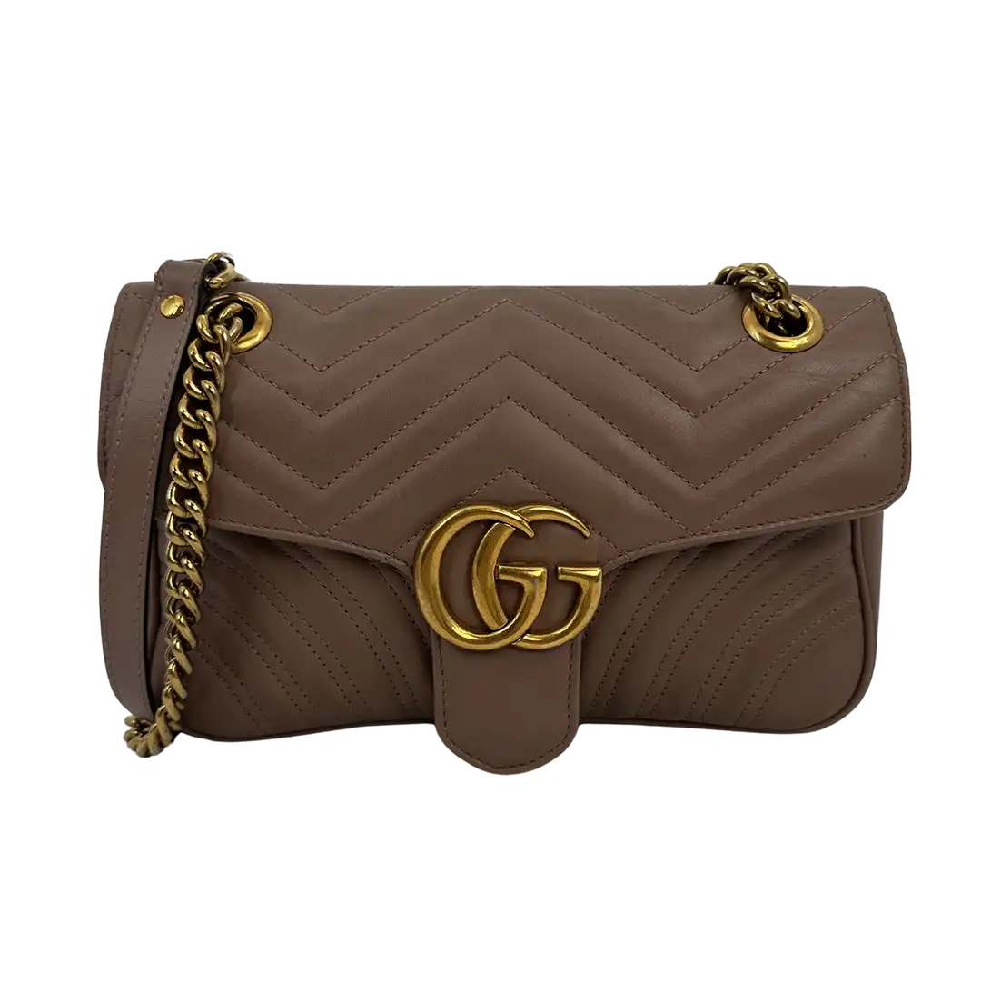 Gucci GG Marmont Small nude /beige Handtasche / akzeptabel Gucci