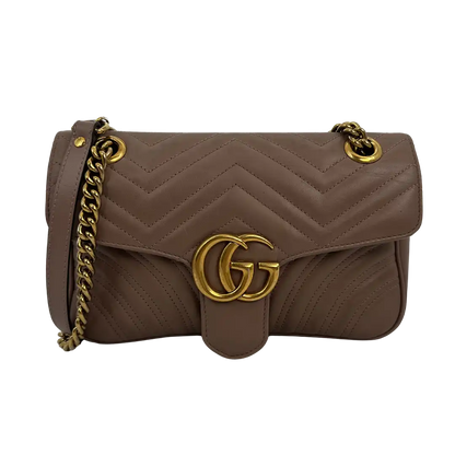 Gucci GG Marmont Small nude /beige Handtasche / akzeptabel Gucci