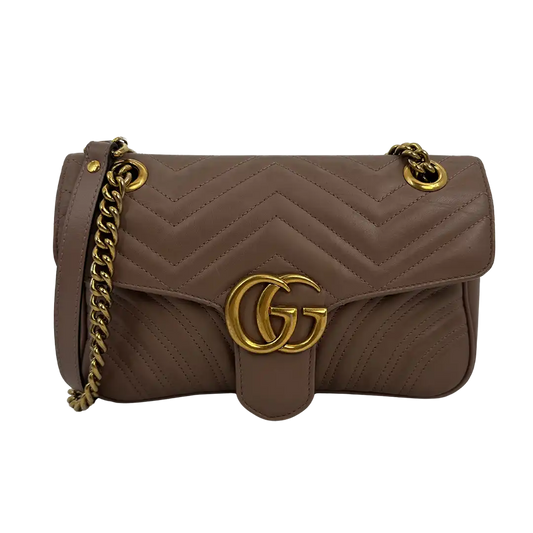 Gucci GG Marmont Small nude /beige Handtasche / akzeptabel Gucci