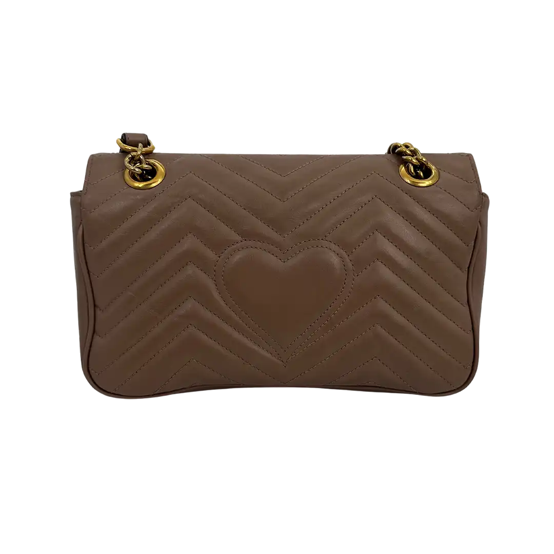 Gucci GG Marmont Small nude /beige Handtasche / akzeptabel Gucci
