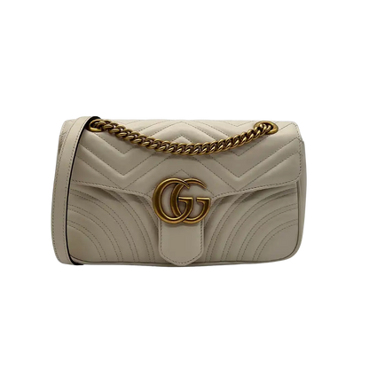 Gucci GG Marmont Small Matelasse off white/ sehr gut Gucci