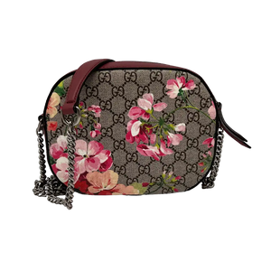 Gucci GG Supreme Blooms Mini Chain-schoudertas