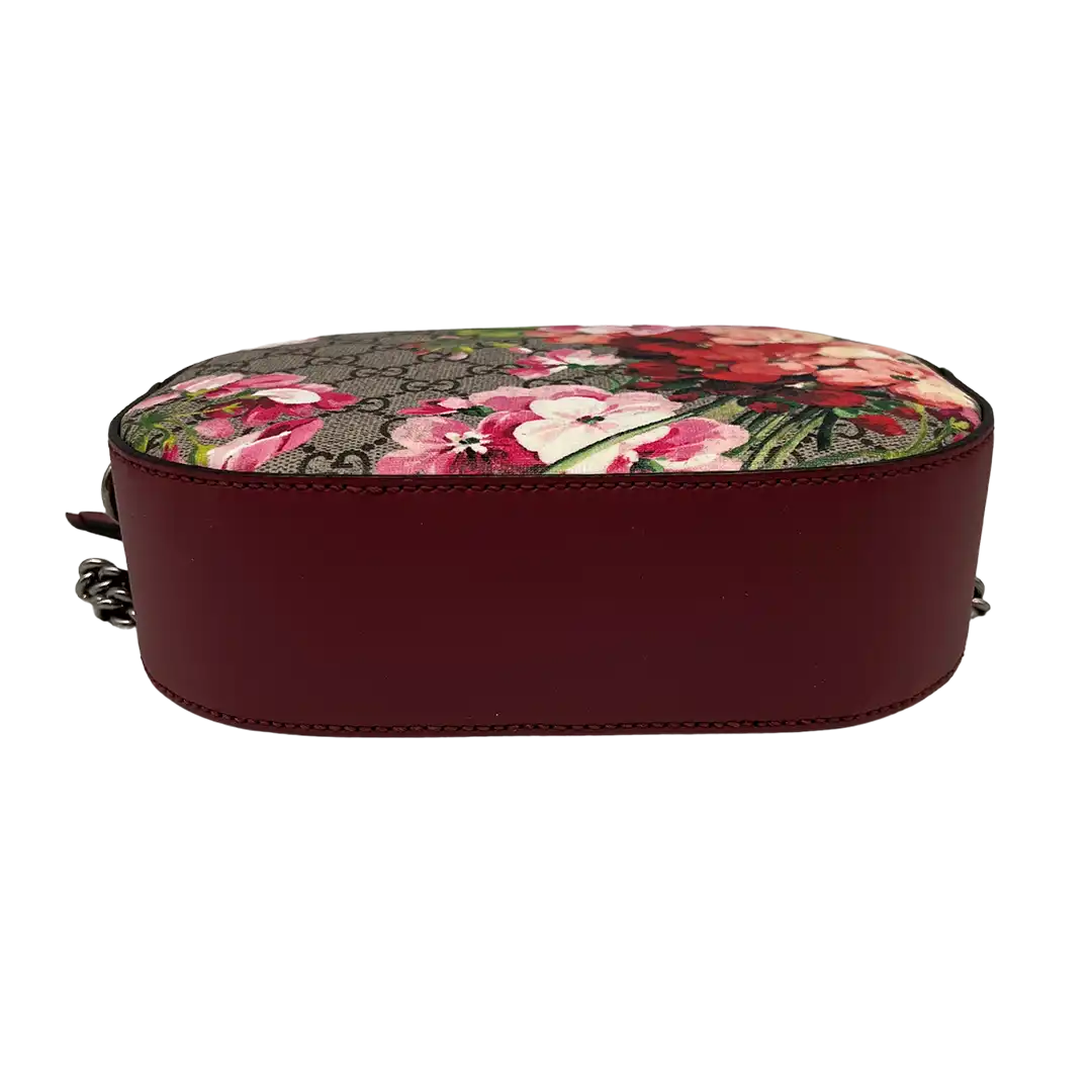 Gucci GG Supreme Blooms Mini Chain Umhängetasche / sehr gut Gucci