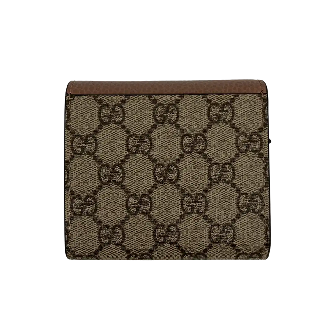Gucci GG Supreme Leder Double G Geldbörse 598587 / NEU Gucci