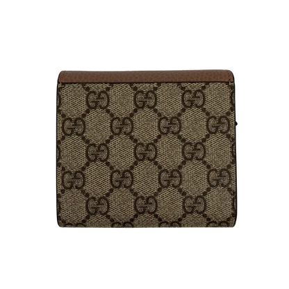Gucci GG Supreme Leder Double G Geldbörse 598587 / NEU Gucci