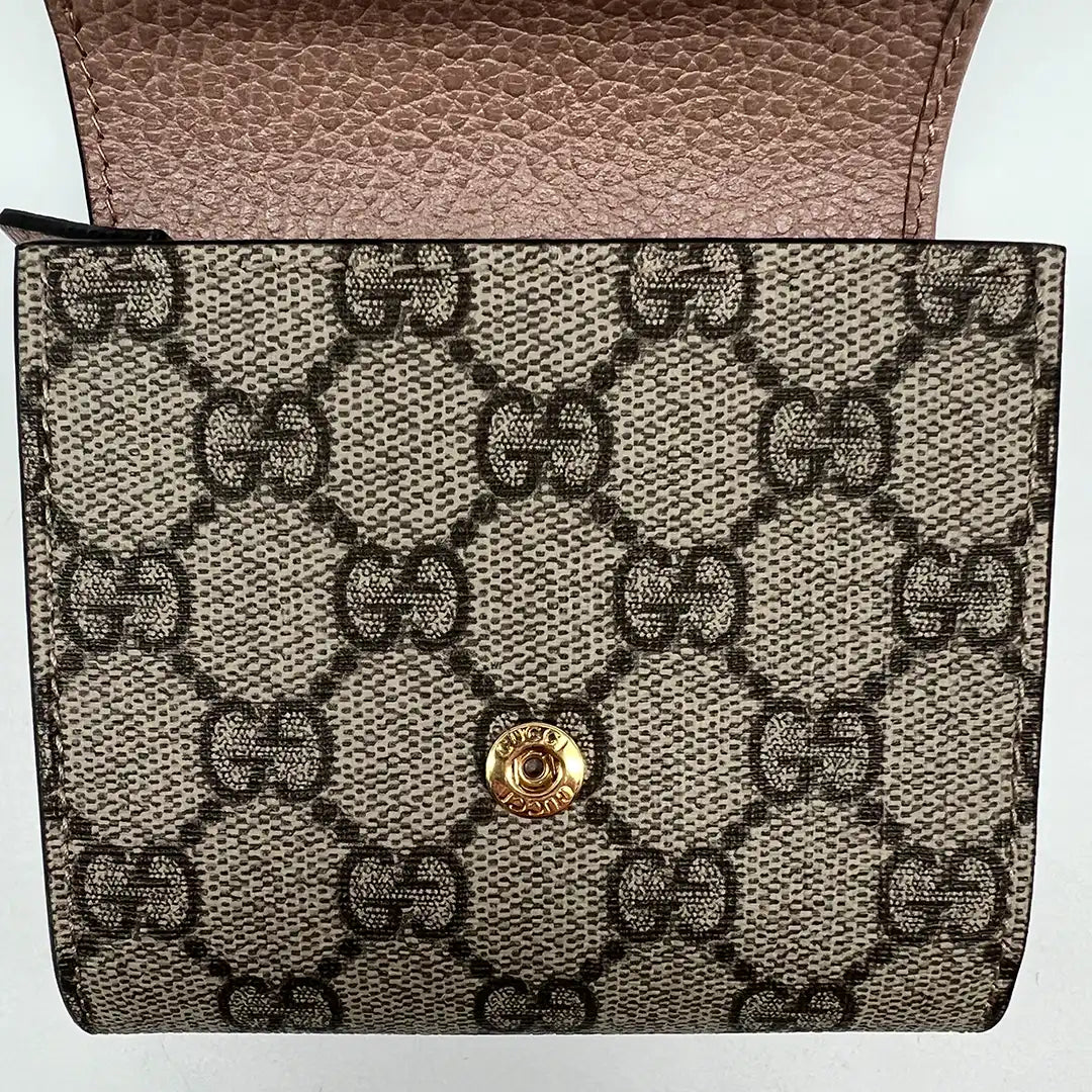 Gucci GG Supreme Leder Double G Geldbörse 598587 / NEU Gucci