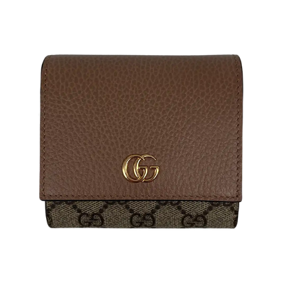 Gucci GG Supreme Leder Double G Geldbörse 598587 / NEU Gucci
