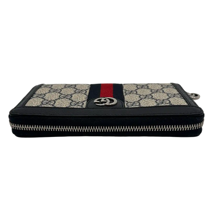 GUCCI Ophidia GG-Supreme Geldbörse mit umlaufendem Reißverschluss / sehr gut Gucci