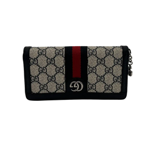 GUCCI Ophidia GG Supreme portemonnee met rits rondom