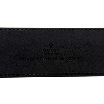 Gucci Breiter GG Marmont Gürtel Größe 90 Fullset / neuwertig Gucci