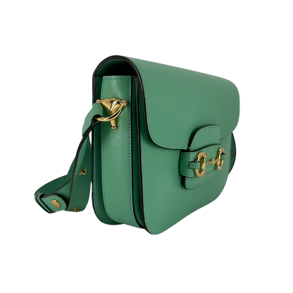 Gucci 1955 Schultertasche Horsebit grün / sehr gut Gucci