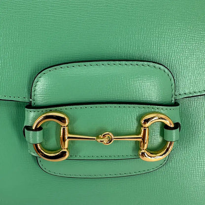 Gucci 1955 Schultertasche Horsebit grün / sehr gut Gucci