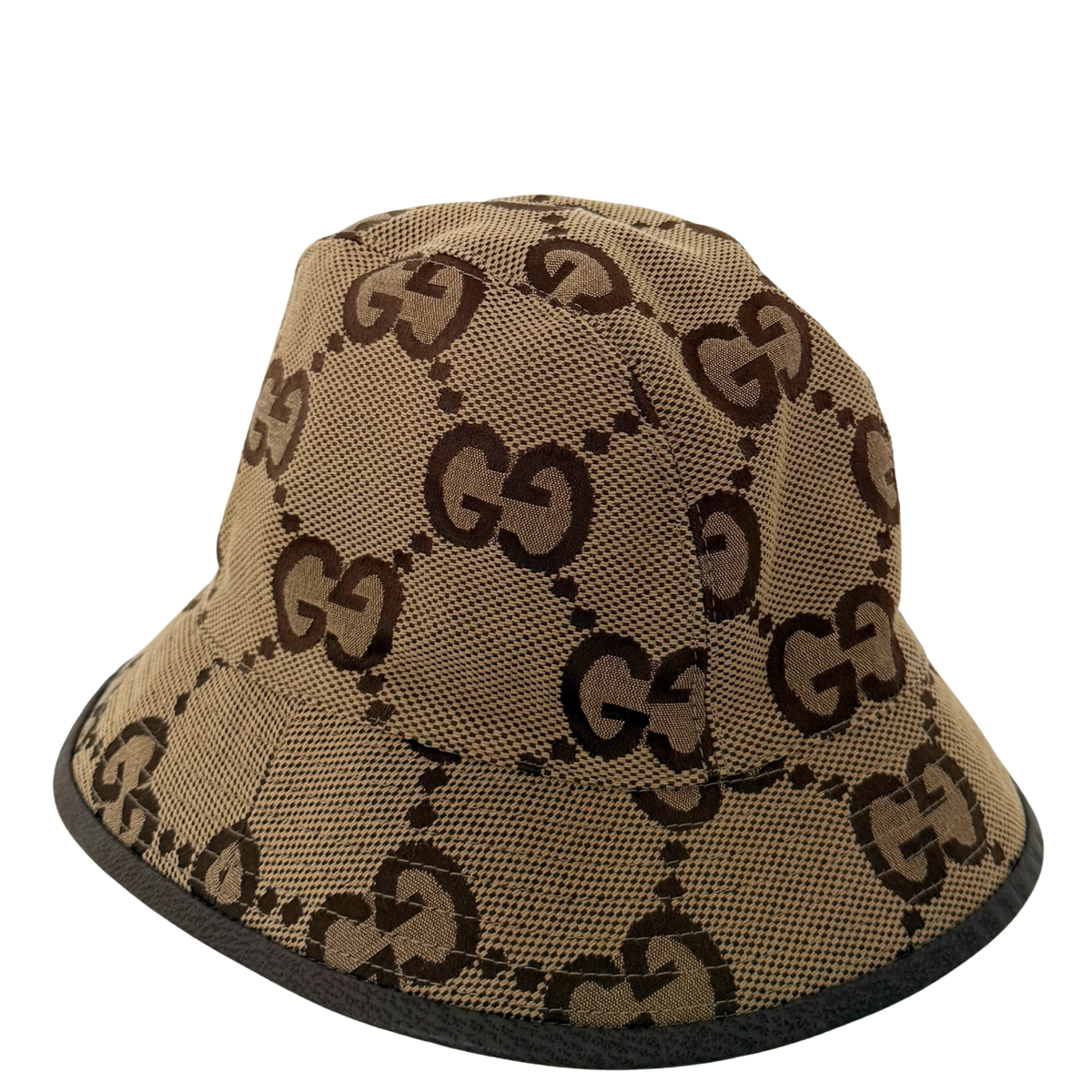 Gucci Jumbo GG Canvas Fischerhut Braun / neuwertig Gucci