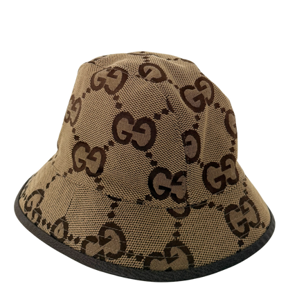 Gucci Jumbo GG Canvas Fischerhut Braun / neuwertig Gucci