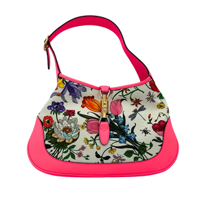 Gucci Jackie Flora Medium Hobo Bag Neonroze