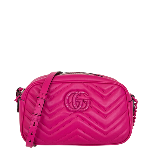 Gucci GG Marmont Camera Bag Small Pink / sehr gut Gucci