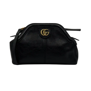 Gucci Rebelle GG Marmont schoudertas zwart