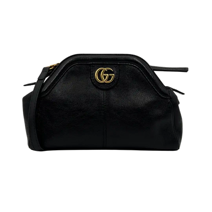 Gucci Rebelle  GG Marmont Schultertasche schwarz / gut Gucci
