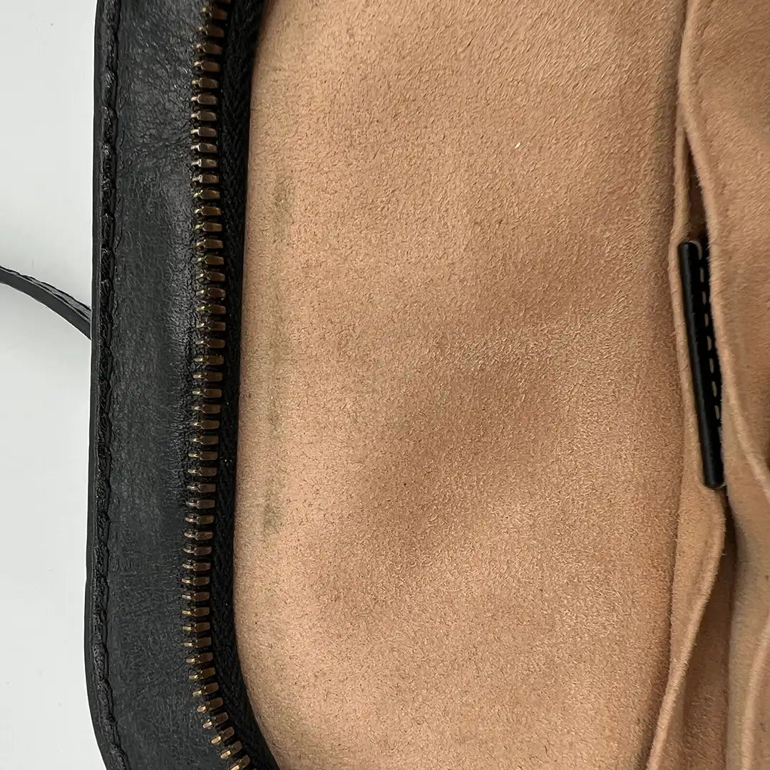 Gucci Rebelle  GG Marmont Schultertasche schwarz / gut Gucci