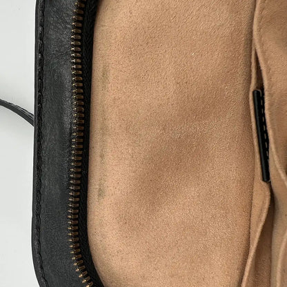 Gucci Rebelle  GG Marmont Schultertasche schwarz / gut Gucci